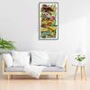 Partial Embroidery Eco-cotton Thread 14CT Printed Scenery Cross Stitch Kit