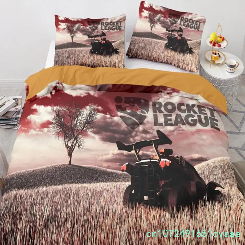 Rocket League Bedding Set Bedspread Single Twin Full Queen King Size Car Rocket League Bed Set Boys Bedroom Duvetcover