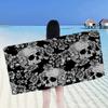 Crâne Horreur Sorcellerie Gothique Grandes Serviettes de Plage en Microfibre Serviette Sable Serviettes de Plage Serviette de Piscine pour Voyage Piscine Natation Yoga