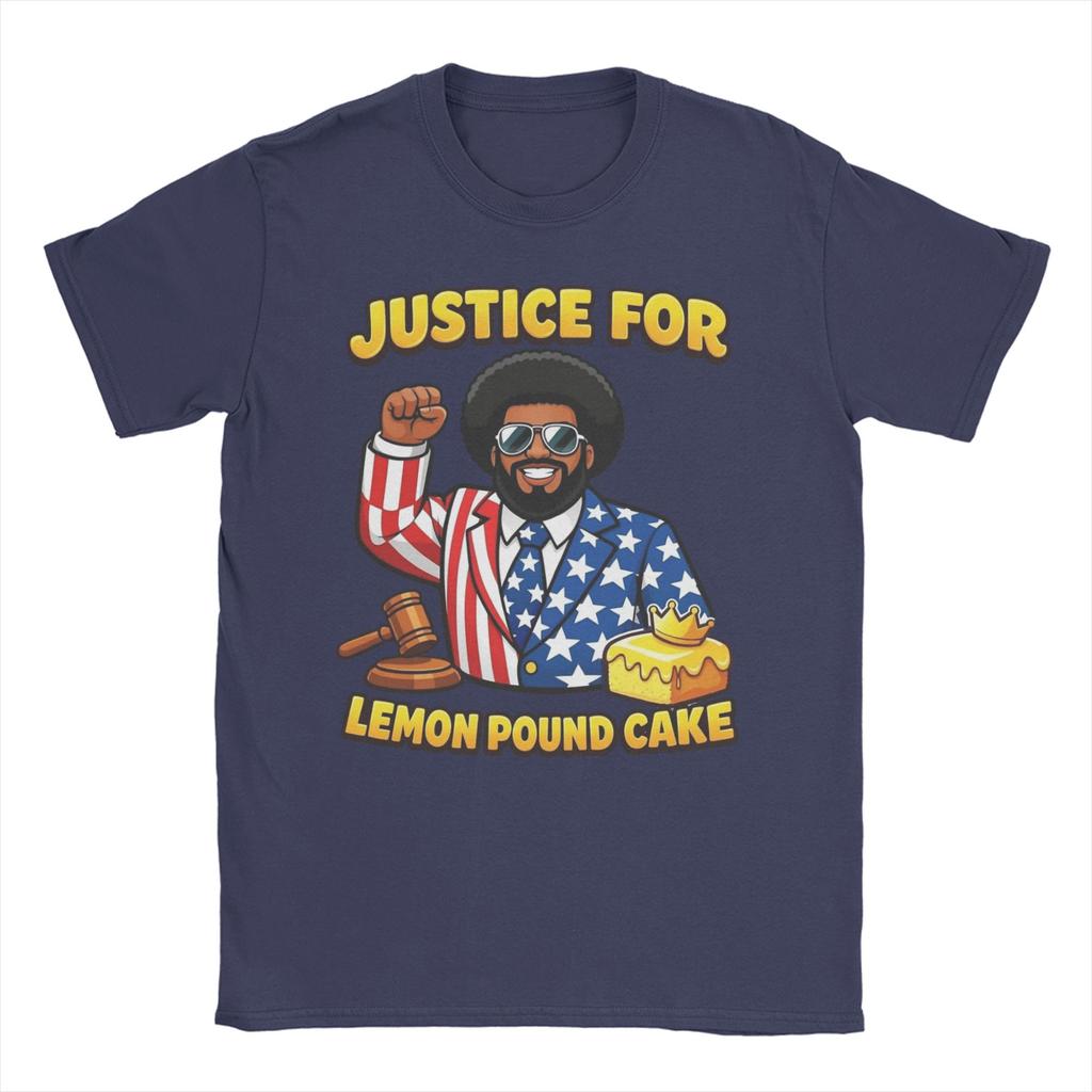 Unique AfroUnisex Lemon Pound Cake TShirt Unisex Unisexs Round Neck Cotton T Shirts Short Sleeve Tee Shirt Graphic Printed Clothes