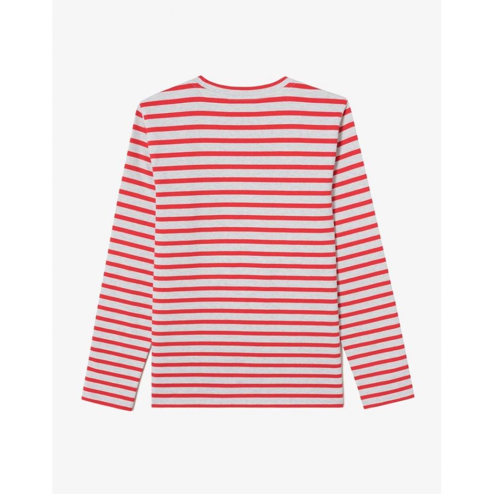 Lacoste Femei S Tricou cu Mâneci Lungi în Dungi Tf821e 54n 240