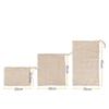 3PCS/LOT Cotton Mesh Vegetable Bags Produce Bag Reusable Cotton Mesh Vegetable Storage Kitchen Fruit Vegetable with Drawstring