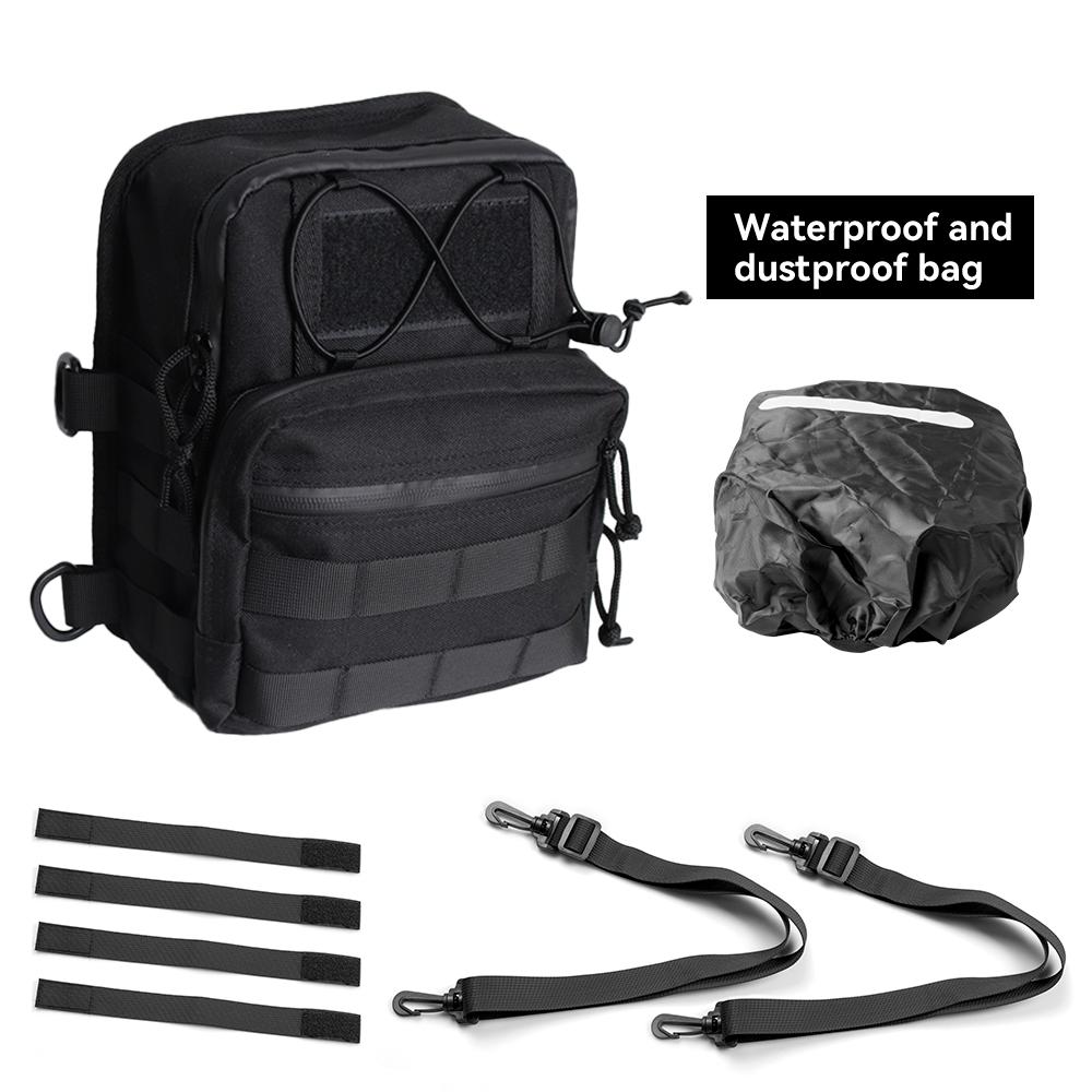 

Универсальная мотоциклетная спинка Sissy Bar T-образный руль сумка-кошелек для путешествий для Harley Touring Softail Sportster сумки на руль