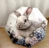 Rabbit Compact Travel Automatic Umbrella Retractable Design with 8-Rib Durability Foldable Design Travel Essential Stylish Accessory