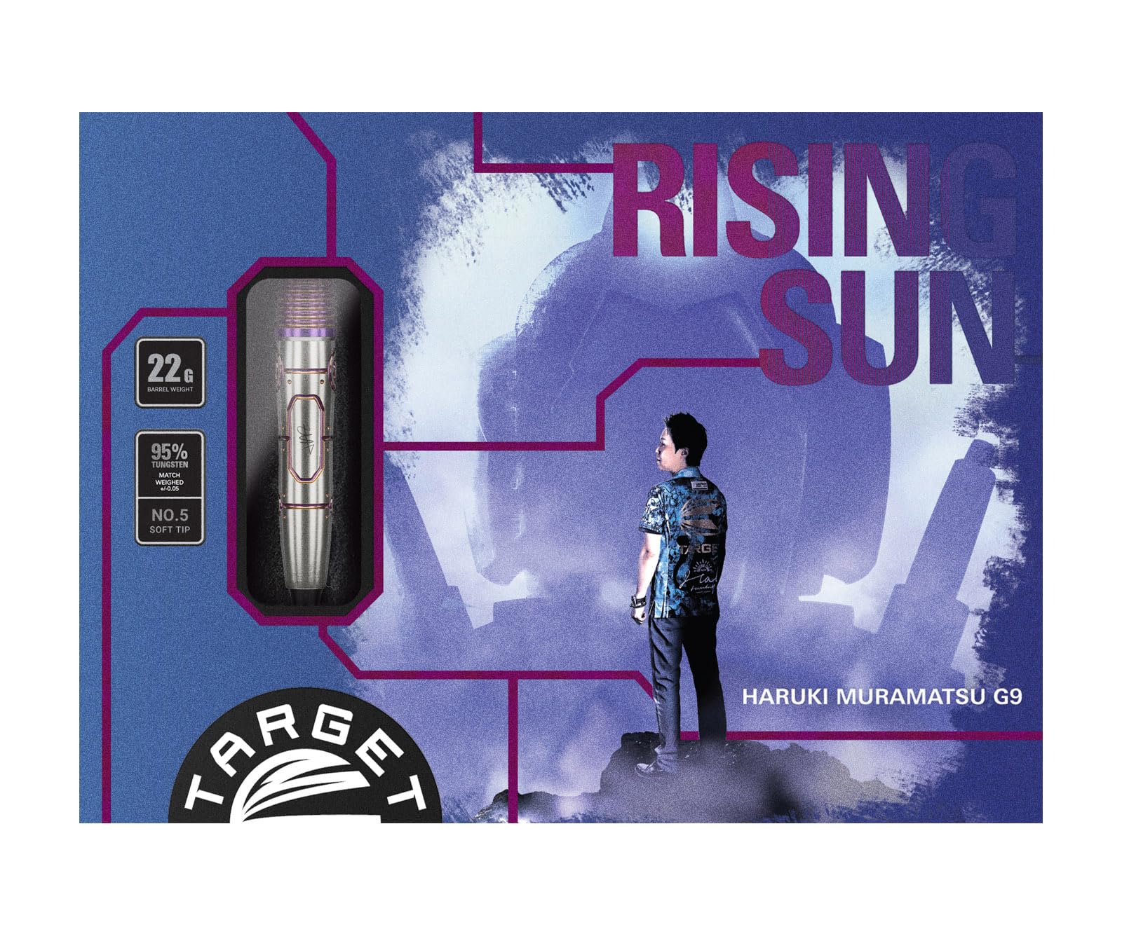 Buy Target Japan Rising Sun G9 Tungsten NO5 Soft Tip Dart