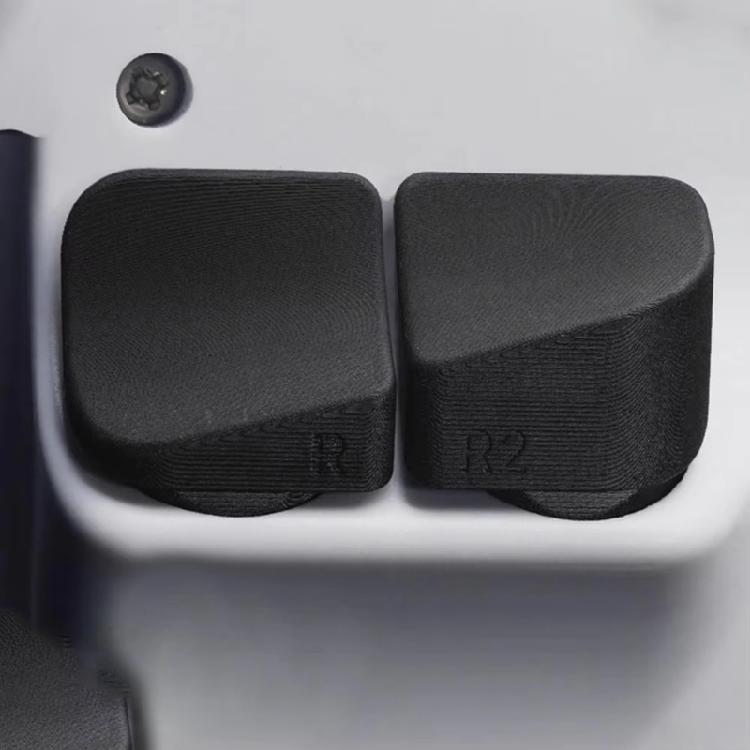 4pcs Back Button Shielding Easy Installation Gaming Skins Ventilation Friendly Consoles Decals Game Spare For R36S Gaming