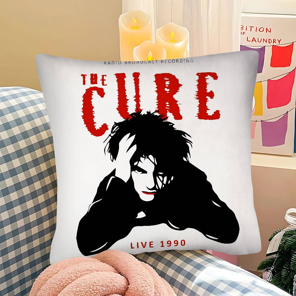 Pc Klassisch TThe CCure Rock Band Kissenbezug Mode Quadratischer Kissenbezug Schlafzimmer Sofa Zimmer Ins Dekoration Freizeit