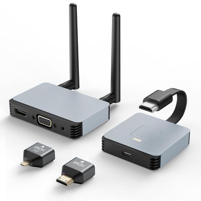 Wireless HDMI Set HDMI Wireless Transmitter Receiver HDMI Wireless No Required 30m Wireless Transmission 1080P Full HD Sound Image Sync Ultra Low
