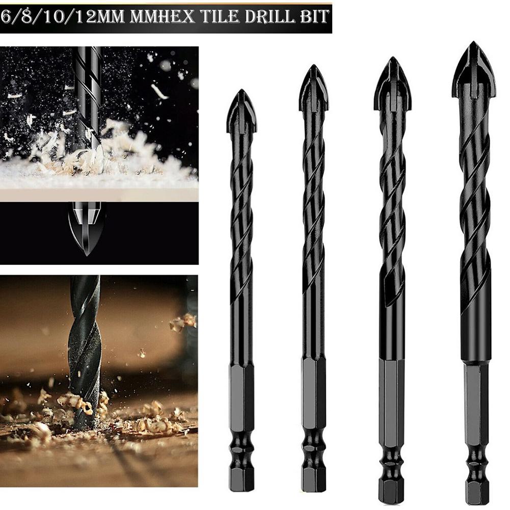 

Сверло эффективное с шестигранным хвостовиком, 4 лопасти, 4 шт., 6,35 мм