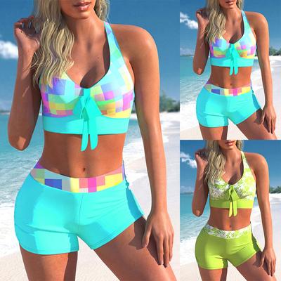 2024 Nowe Damskie Bikini Dwuczęściowe Seksowna Plażowa Moda Kostium Kąpielowy Zestaw Bikini z Modnym Nadrukiem Damska Letnia Moda Bikini do Pływania Kostium Kąpielowy 2