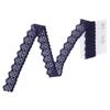 Lace Ribbon Clothing Accessories Decorating Crafts DIY Materials 10 Yard 2cm Width Dark Blue