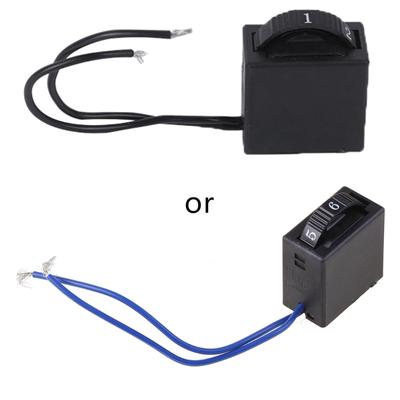 Interrupteur de vitesse pour meuleuse électrique 250V 6A Interrupteur 6 vitesses pour meuleuse électrique, scie sauteuse, pour machine de polissage de courbes et de ponçage
