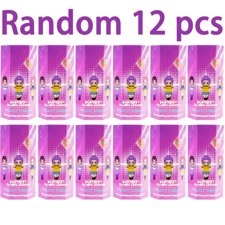 @ Demon Hunters Devil Blind Box Saja Collect Anime Figure Kid Party Cosplay Gaming Cartoon Huntrix Decor Christmas Gift&*/-%