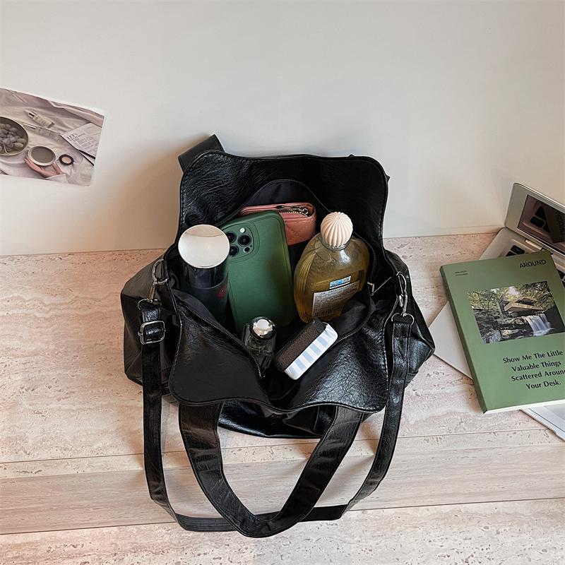 Vintage Women's Large Capacity Shoulder Bag Women's Portable Tote Bag