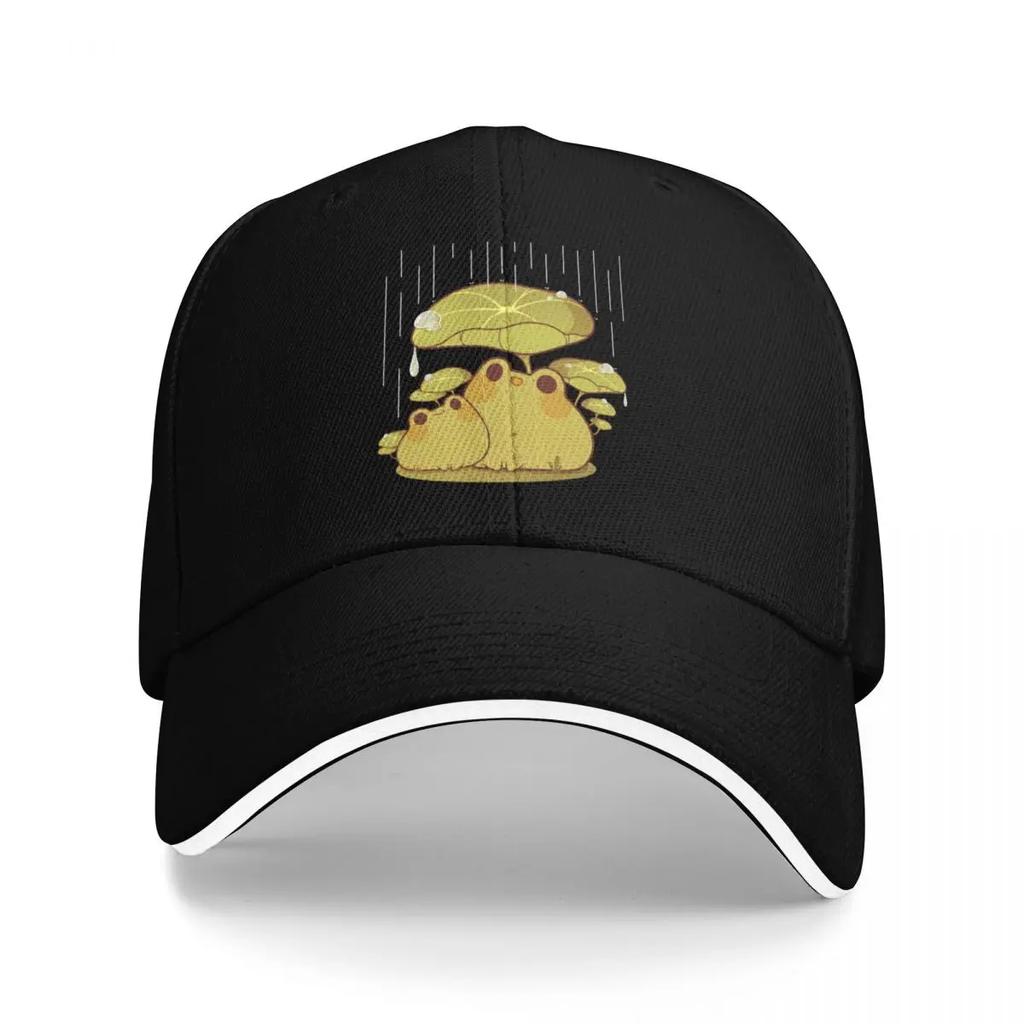 Froggies Together In the Rain Baseball Cap Hip Hop Trucker Hat New In Hat Vintage Unisex Golf Wear Women's