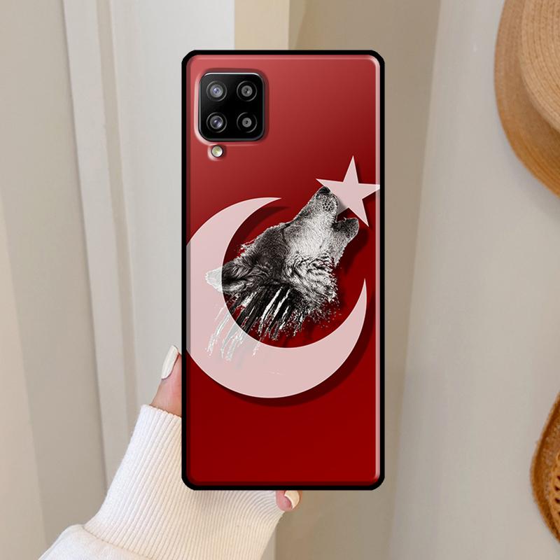 

Turk Wolf Turkey Flag Case For Samsung Galaxy A06 A05 A16 A26 A36 A56 A33 A32 A52 A15 A53 A13 A34 A54 A14 A35 A55 Samsung A06