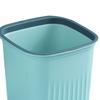 Trash Can Kitchen Office Bathroom Living Room Plastic Garbage Bin with Pressing Ring