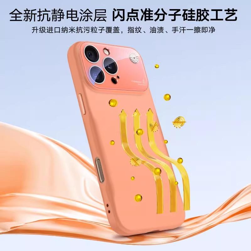 Applicable To Apple Ipone11promax Mobile Phone Case Large Window Nano Liquid Soft Silicone 11pro Anti-drop Soft Case