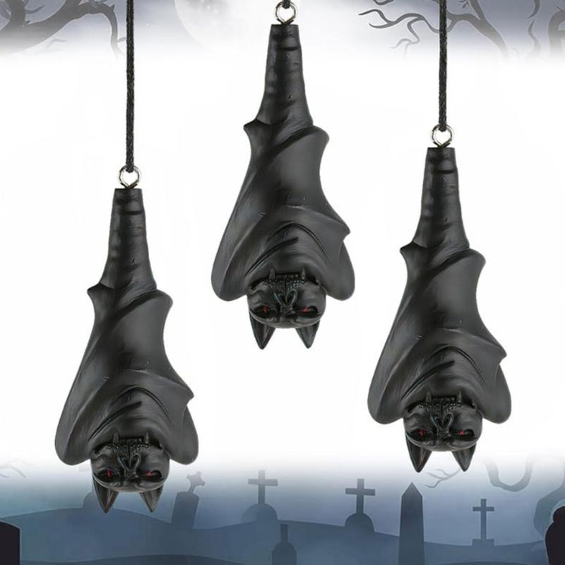 Eerie Halloween Parties Supplies Eerie Halloween Garden Decorations Specter Bat Hanging Charm for Eerie Scene