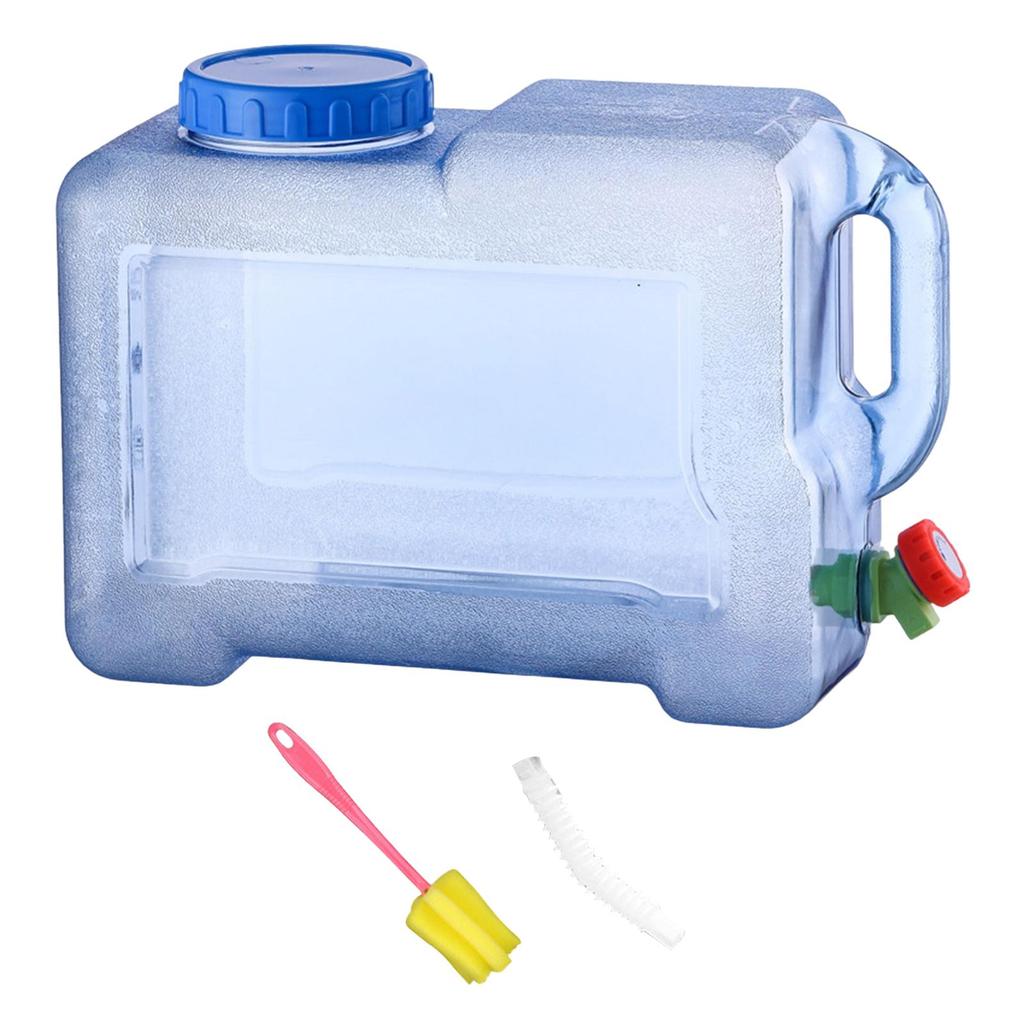 Portable Water Container Water Bottle Carrier with Faucet, 8L Water Storage Jug
