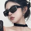 European and American babes rectangular YK sunglasses women's myopia glasses fashion ins popular glasses personalized street ink