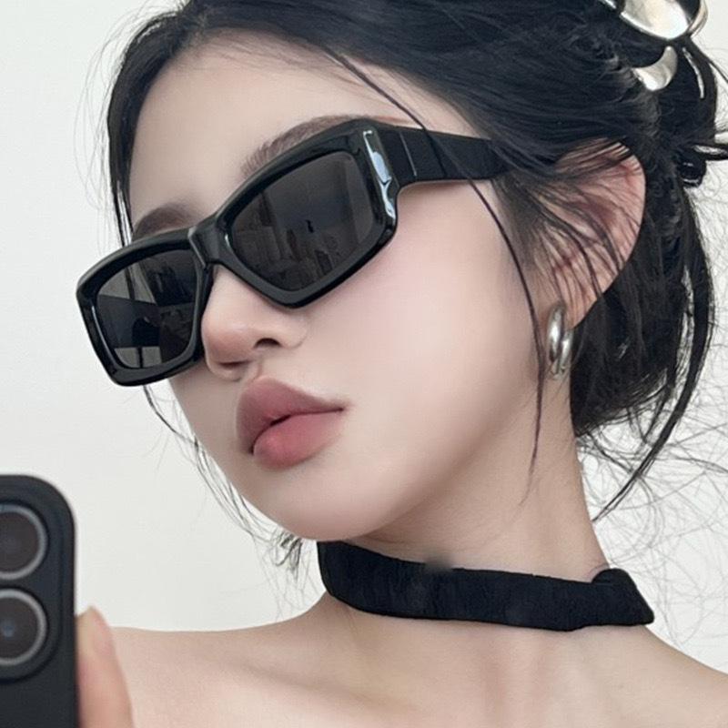 European and American babes rectangular YK sunglasses women's myopia glasses fashion ins popular glasses personalized street ink