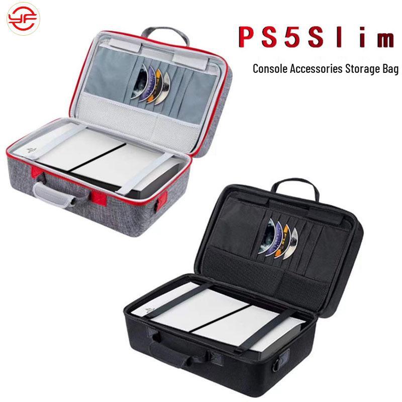 Sony PlayStation PS5 Slim Console Storage Bag: Lightweight, Handheld, Crossbody for Optical Drive Version.