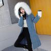 Women's Winter Long Thickened Cotton Jacket Hooded Cotton Jacket Cold Clothing