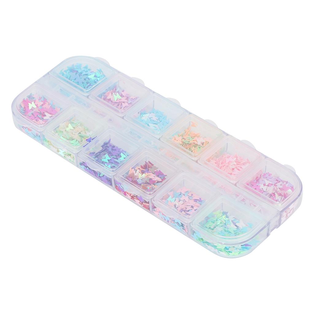 Butterfly Sequins Colorful Plastic Material DIY Decoration Crumbs Crafts Making Supplies