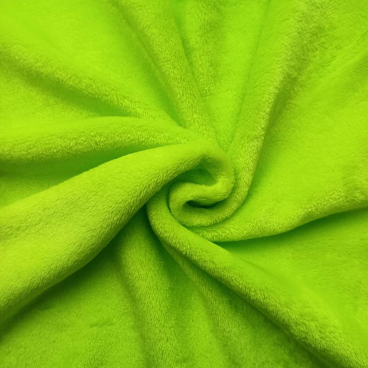 Ev Tekstili İçin Alev Geciktirici Çift Taraflı Polyester Flanel Kumaş