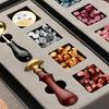 1 Set Sealing Wax Seal Set Smokeless Multifunctional Detachable Stamp Spoon DIY Custom Stamps Wax Seal Box Kit for Envelope