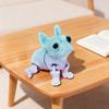3D Printed French Bulldog Articulated Dog with Movable Joints Flexible Puppy Fidget Toy Desktop Pet for Home Office Stress Relief