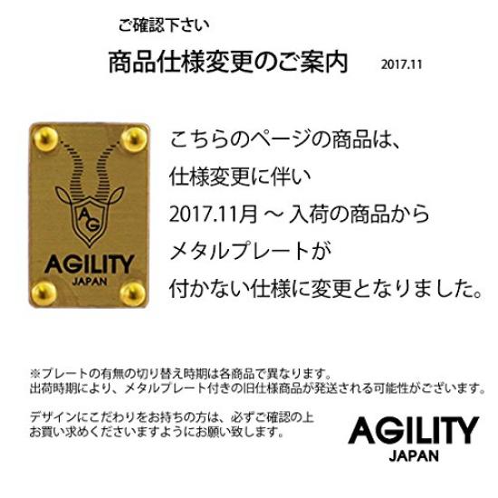 AGILITY affa "Grotto" Harako (1 color) [Long wallet, Harako, Made in Japan]  Black and White
