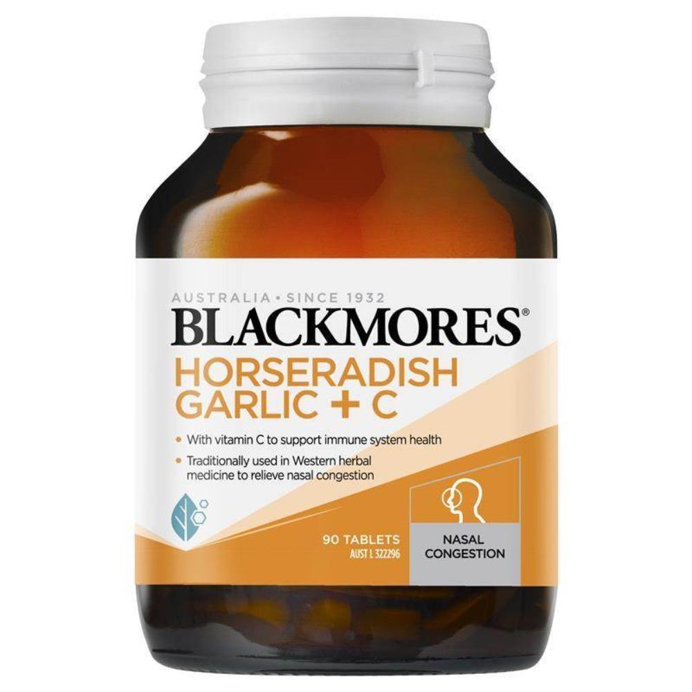 Blackmores Horseradish Garlic + Vitamin C Immune Support 90 Tablets