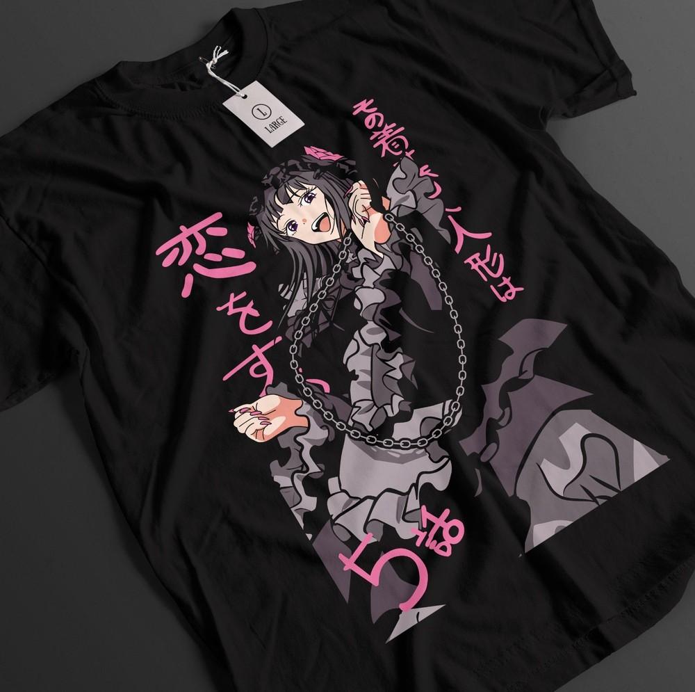 

Моя нарядная кукла Футболка Марин Вайфу Футболка Вакана Годзё Топ Джуджу Аниме Подарок Футболка M