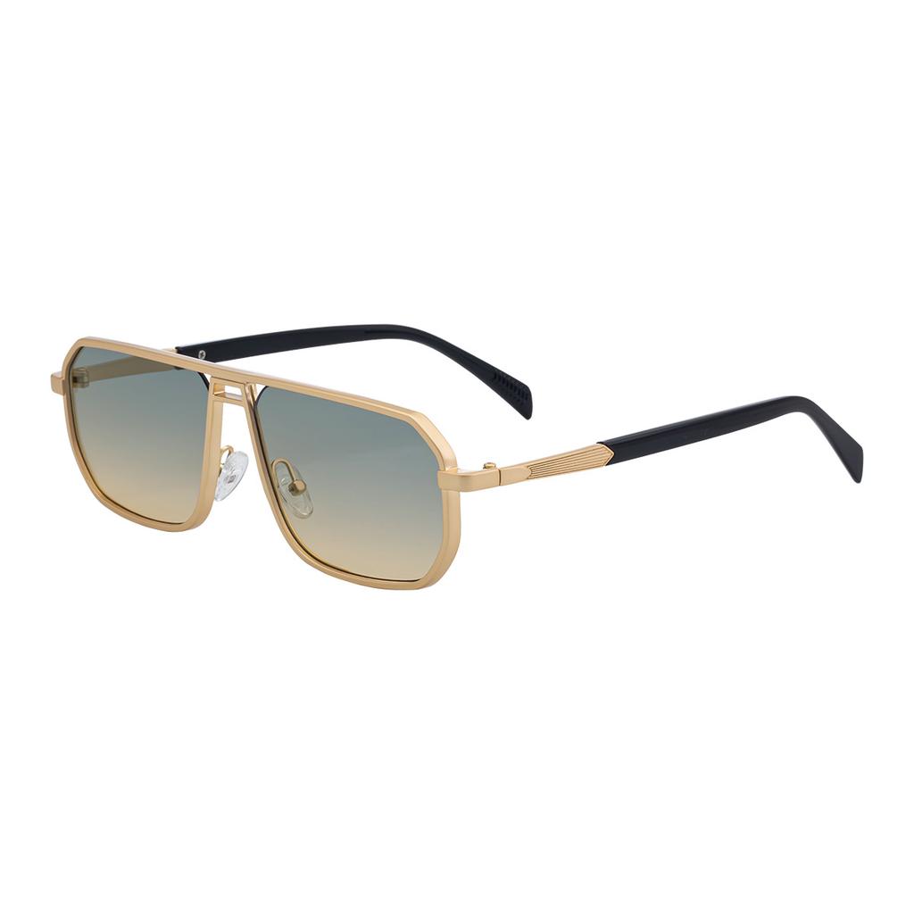 JYL TS Men's Square Metal - Hollow Sun-Protective Sunglasses XH-98354