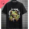 Funny Who Let The Frogs Out TShirt for Unisex  Unisex 100 Cotton Short Sleeve Humor Style Tshirt for Gym Parties Casual Attire