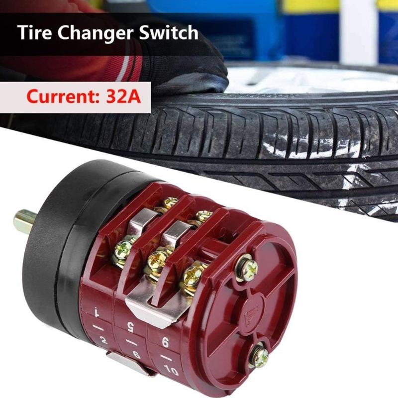 Professional High Efficiency 32A Car Tire Changer Foot Operated Switches with Safety Features for Automotive Technicians
