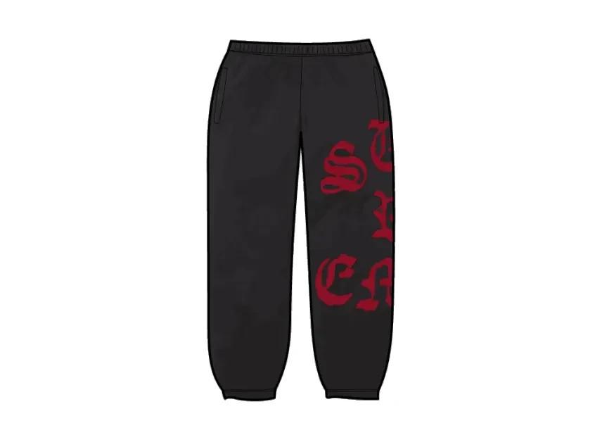 Supreme Cut Out Sweatpant "Black"