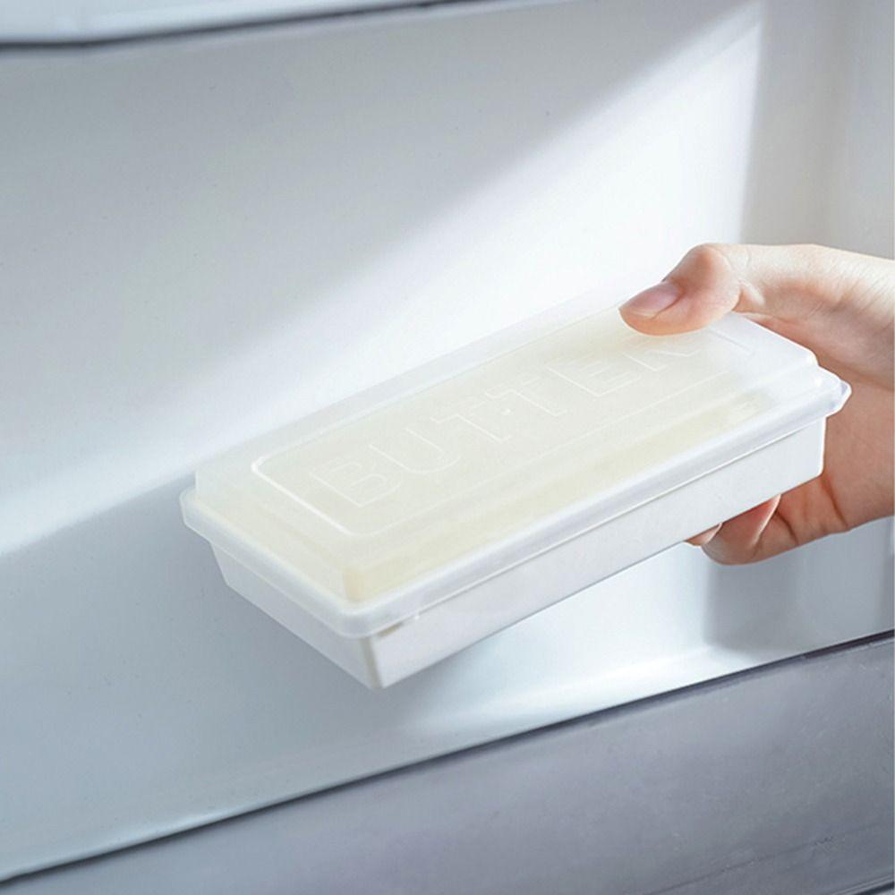 New With Cover Lid Butter Cutter Storage Box With Cutter Convenient Butter Dish Butter Container Refrigerator Storage