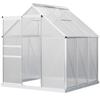 190 X 190cm Walk-In Polycarbonate Greenhouse