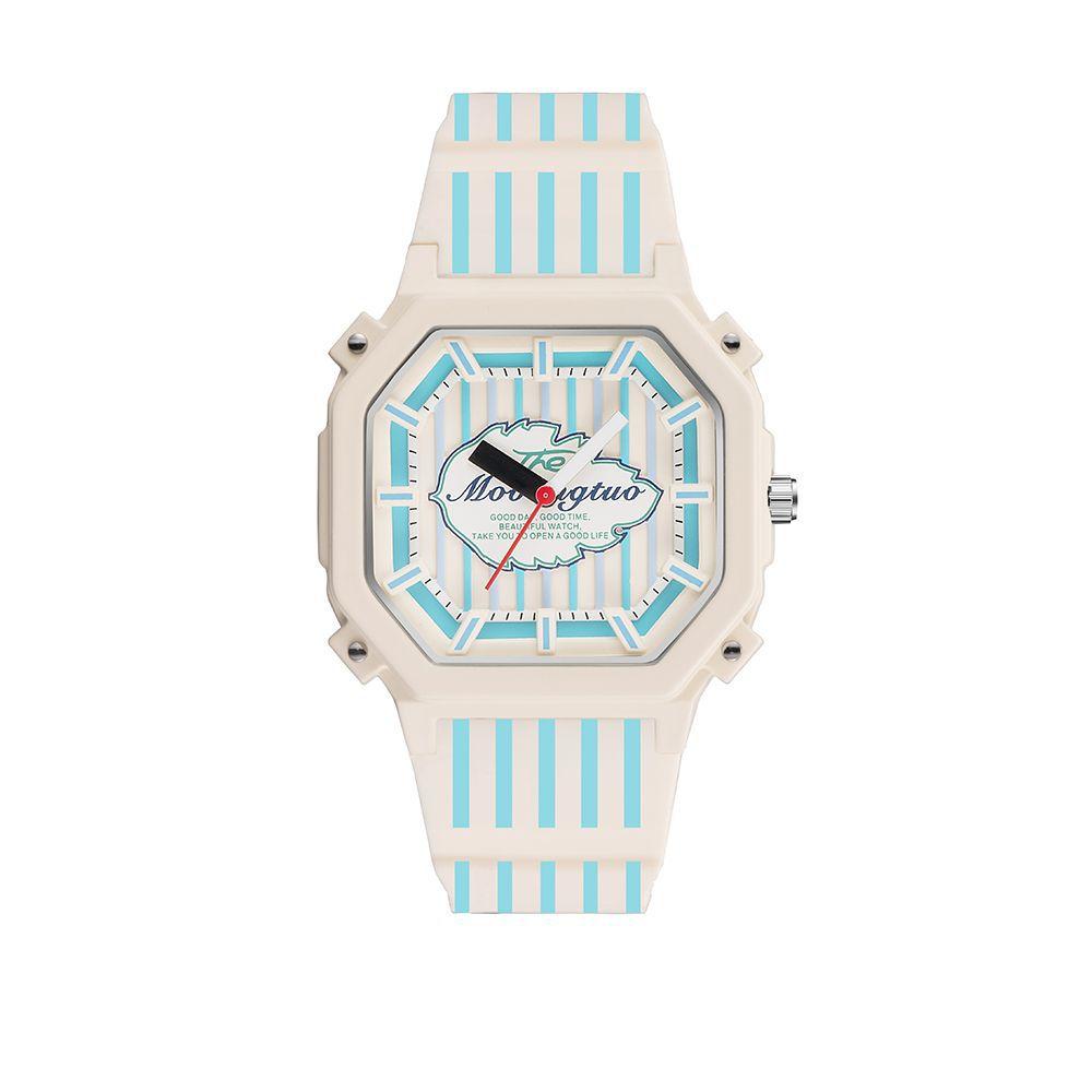 

[] Large Dial Dopamine Women S Watch Trend Student Personalized Fashion Versatile Women S Watch синій