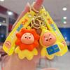 Cute Star Person Keychain Sun Moon Star Shape Bag Pendant Cartoon Star