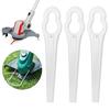 100Pcs Lawn Mower Blade Sharp Cordless Plastic Garden Replacement Brush Cutter for Bosch Art23 Li Accutrim Easytrim Accu Gtech St 04 & St 05 Strimmer