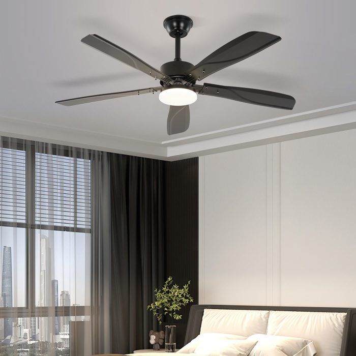 Deckenventilator - NETTLIFE - 125 cm - LED 23W - Dimmbar & Schalldämpfer - Fernbedienung