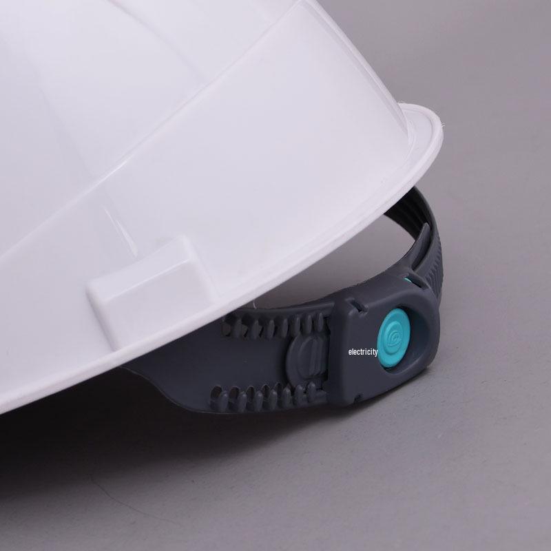 Cooling Safety Helmet with 4 Fans & Lights for Construction