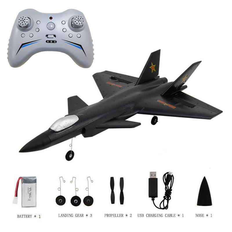 Four-channel Cross-border Electric Remote Control Aircraft J20 Model Fighter Fixed-wing Glider Boy Outdoor Toys