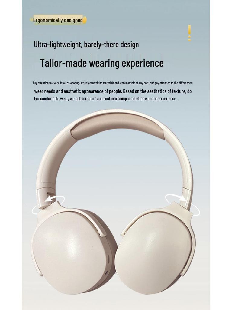 Over-Ear Bluetooth-Kopfhörer mit langer Akkulaufzeit, kompatibel mit Apple-Telefonen