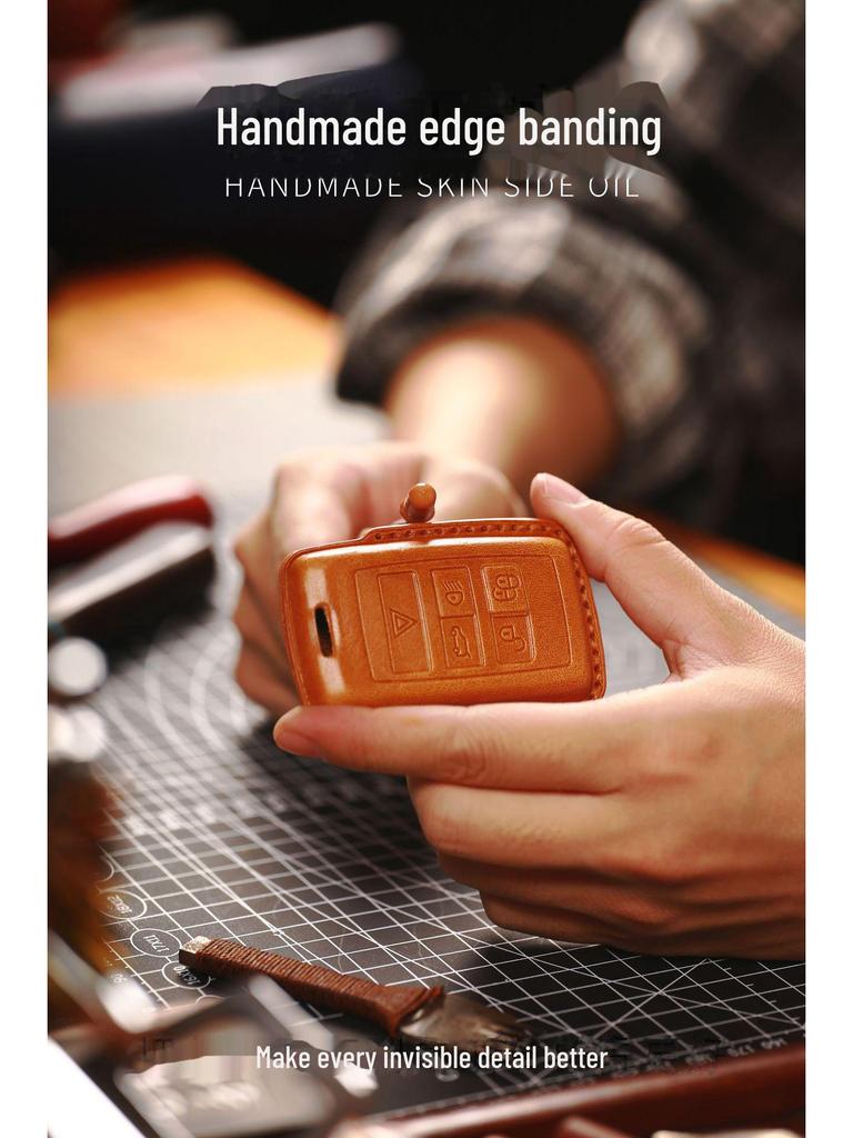 2022 Echte Leder Schlüsselhülle für Land Rover Range Rover Sport, Evoque, Discovery