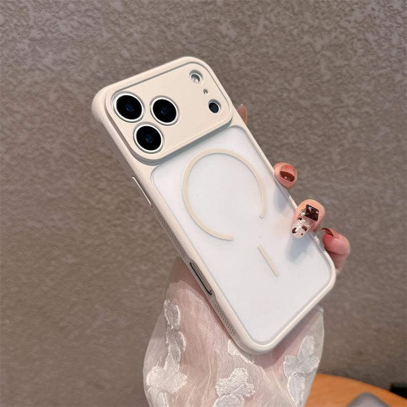 Heat Dissipation Magnetic Phone Case For iPhone 17 Air 16 15 14 Plus 13 12 11 Pro Max For Magsafe Hard PC Back Cover